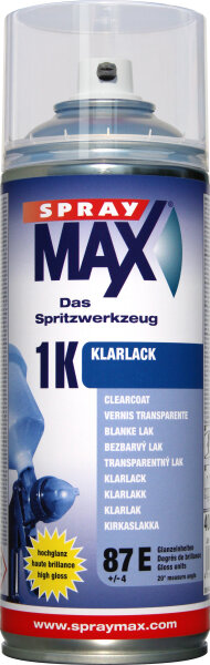 SprayMAX 400ml, 1K Klarlack transparent hochglänzend 680054