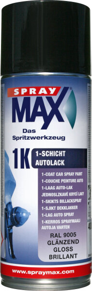 1 Lackstift Schwarz matt Autolack AutoK 9ml Noir Mat Black 4015962730076