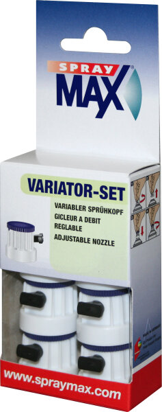 SprayMAX Variator-Set (blau/weiß), 6 Sprühköpfe 746211