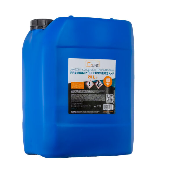 D.LINE Kühlerfrostschutz ANTIFREEZE ANF (Blau) Konzentrat 20 Liter Kanister (DL 2035)