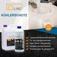 D.LINE Kühlerfrostschutz ANTIFREEZE X12+ (Violett) Konzentrat (DL 203)