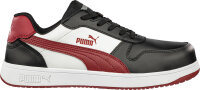 Puma FRONTCOURT BLK/WHT/RED LOW S3L ESD FO HRO SR schwarz/weiß