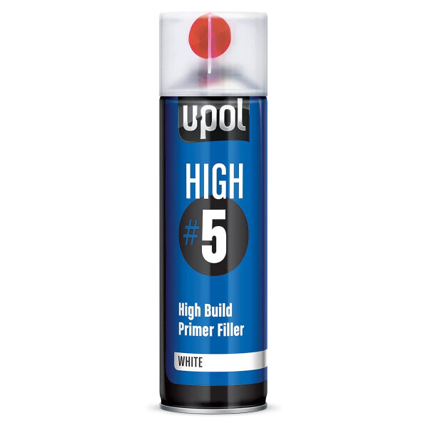 RAPTOR U-POL High#5 Dickschichtgrundierung Weiß Spraydose 450 ml HIGHW/AL
