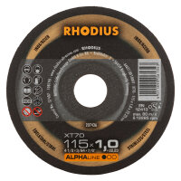 RHODIUS Extradünne Trennscheibe XT70 125 x 1,0 x...