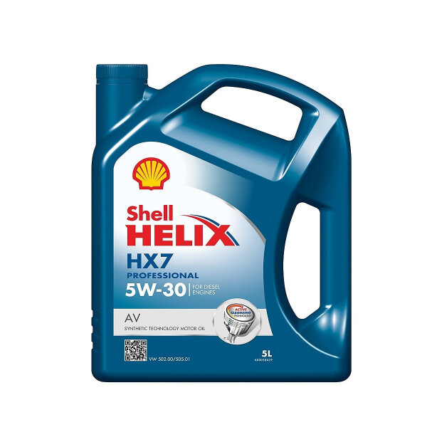 SHELL Helix HX7 Professional AV 5W-30 Motoröl – 1 Liter, Für Diesel & Benzin, ACEA C3, VW 502.00/505.01