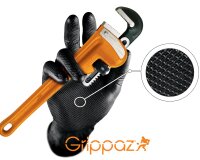 Grippaz Nitril-Handschuhe 246 schwarz oder orange 240mm (50 Stück)