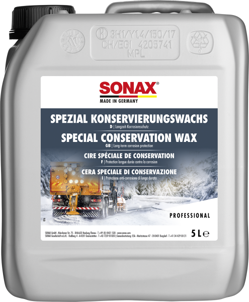 SONAX 04855050  SpezialKonservierungsWachs 5 l