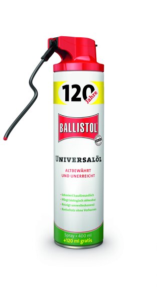 BALLISTOL Universalöl Spray VarioFlex 520 ml Jubiläumsdose (21925)
