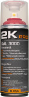 2K PRO Decklack / Sprühlack RAL 3000 Feuerrot...