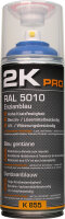 2K PRO Decklack / Sprühlack RAL 5010 Enzianblau...