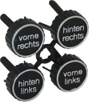 HP-Autozubehör Radmerker-Set 4er Set 82113