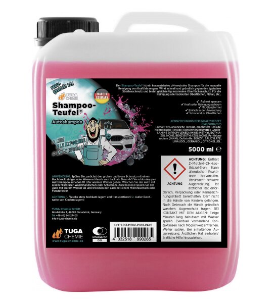 TUGA Shampoo-Teufel Fahrzeugshampoo 20 l (ST-20-D)