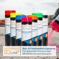 D.LINE Markierungsspray in verschiedenen Farben 500 ml