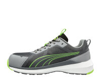 PUMA SAFETY SLIDE GREY/GREEN LOW S1PS ESD grau-grün