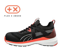 PUMA SAFETY TURBO BLACK/RED LOW S1PS ESD schwarz-rot