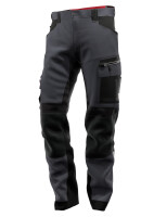 BP® Leichte Hybrid-Arbeitshose mit Kniepolstertaschen anthrazit/schwarz 1968-570-5632-58l