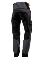 BP® Leichte Hybrid-Arbeitshose mit Kniepolstertaschen anthrazit/schwarz 1968-570-5632-58l
