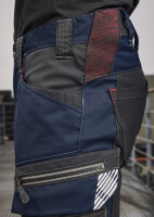 BP® Leichte Hybrid-Arbeitshose mit Kniepolstertaschen anthrazit/schwarz 1968-570-5632-58l