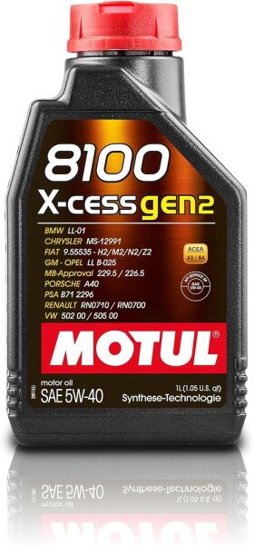 Motul Motorenöl 8100 X-cess GEN2 5W40