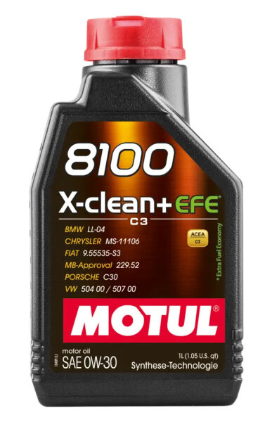 Motul Motorenöl 8100 X-clean+ EFE SAE 5W-30