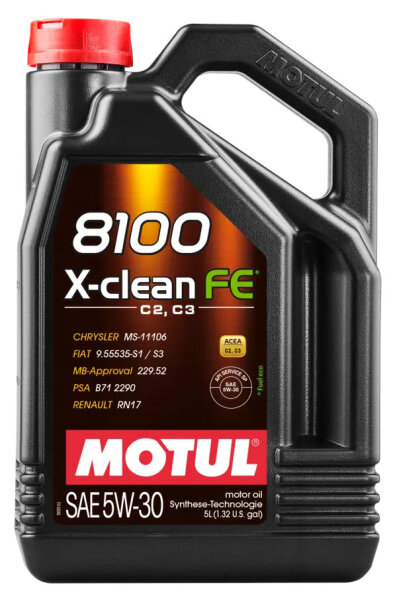 Motul Motorenöl 8100 X-clean FE 5W-30 5 Liter 112820