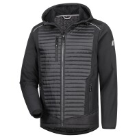 Nitras MOTION TEX PLUS, gesteppte Softshelljacke schwarz...