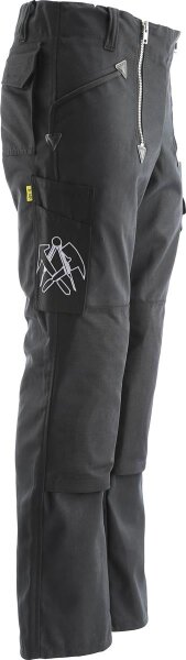 JOB Zunftsommerhose ROOFER-COOL schwarz, Canvas mit Kniepolstertaschen Gr. Bitte auswählen 514541