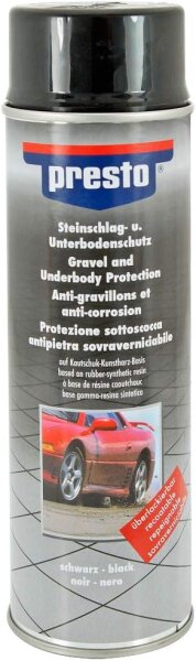 PRESTO Steinschlag-Unterbodenschutz überlackierbar schwarz 500ml 306024