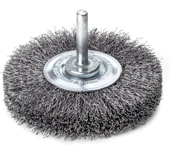 LESSMANN Rundbürste mit 6 mm Schaft Drm 70 x 13 mm Stahldraht STA gew. 0,30 mm 417163
