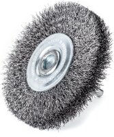 LESSMANN Rundbürste mit 6 mm Schaft Drm 70 x 13 mm Stahldraht STA gew. 0,30 mm 417163