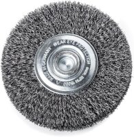 LESSMANN Rundbürste mit 6 mm Schaft Drm 70 x 13 mm Stahldraht STA gew. 0,30 mm 417163