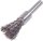 LESSMANN Pinselbürste mit 6 mm Schaft Drm 23 mm lang 68 mm Stahldraht STA gew. 0,30 mm hoch 25 mm 453161
