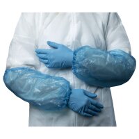 NITRAS PE-Ärmelschoner, blau, ca. 40 cm lang, Beutel...