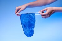 NITRAS Einweg-Tanga, Polypropylen, blau, Beutel à...