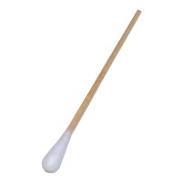 NITRAS Wattestäbchen, Holzstab, naturfarben / Watte,...