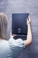 NITRAS Falthandtuchspender, ABS-Kunststoff, schwarz,...