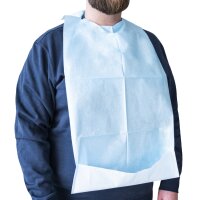NITRAS Einmal-Esslätzchen mit Auffangtasche, Beutel...