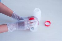 NITRAS VINYL PF , Vinyl-Einmalhandschuhe, transparent,...