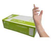 NITRAS VINYL P, Vinyl-Einmalhandschuhe, transparent, Box...