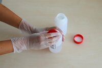 NITRAS VINYL P, Vinyl-Einmalhandschuhe, transparent, Box...