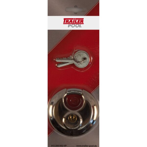 Frielitz Discusschloss 70mm mit Schlüssel, Blister 012200002-VP