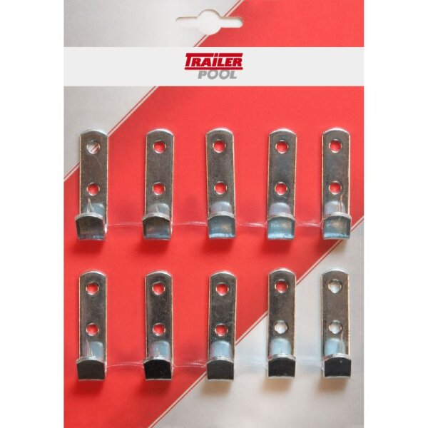 Frielitz 10er-Set Planenhaken 50x13x3 mm 020010116-VP