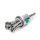 LESSMANN Zopf-Pinselbürsten mit 6 mm Schaft Drm 19 mm  6 Zöpfe  mit Blume  Stahldraht 453358