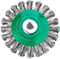 LESSMANN Zopf-Kegelbürsten Drm 100 x 12 mm 18 Z...