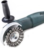 LESSMANN Zopf-Kegelbürsten Drm 100 x 12 mm 18 Z Stahldraht rostfrei ROH glatt 0,50 mm 475211