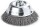 LESSMANN Topfbürste, Drm 80 mm, Stahldraht STA gew. 0,35 mm  Gew. M14 424177