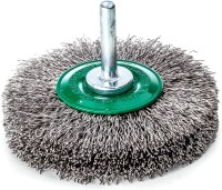 LESSMANN Rundbürste mit 6 mm Schaft Drm 70 x 16-18 mm, Stahldraht rostfrei ROF gew. 417363