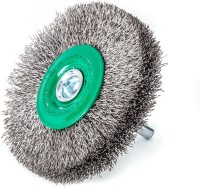 LESSMANN Rundbürste mit 6 mm Schaft Drm 70 x 16-18 mm, Stahldraht rostfrei ROF gew. 417363