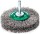 LESSMANN Rundbürste mit 6 mm Schaft Drm 70 x 16-18 mm, Stahldraht rostfrei ROF gew. 417363