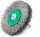 LESSMANN Rundbürste mit 6 mm Schaft Drm 70 x 16-18 mm, Stahldraht rostfrei ROF gew. 417363